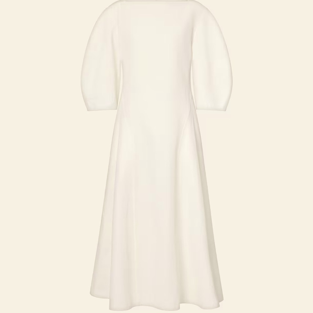 $2090 Jil Sander linen dress S